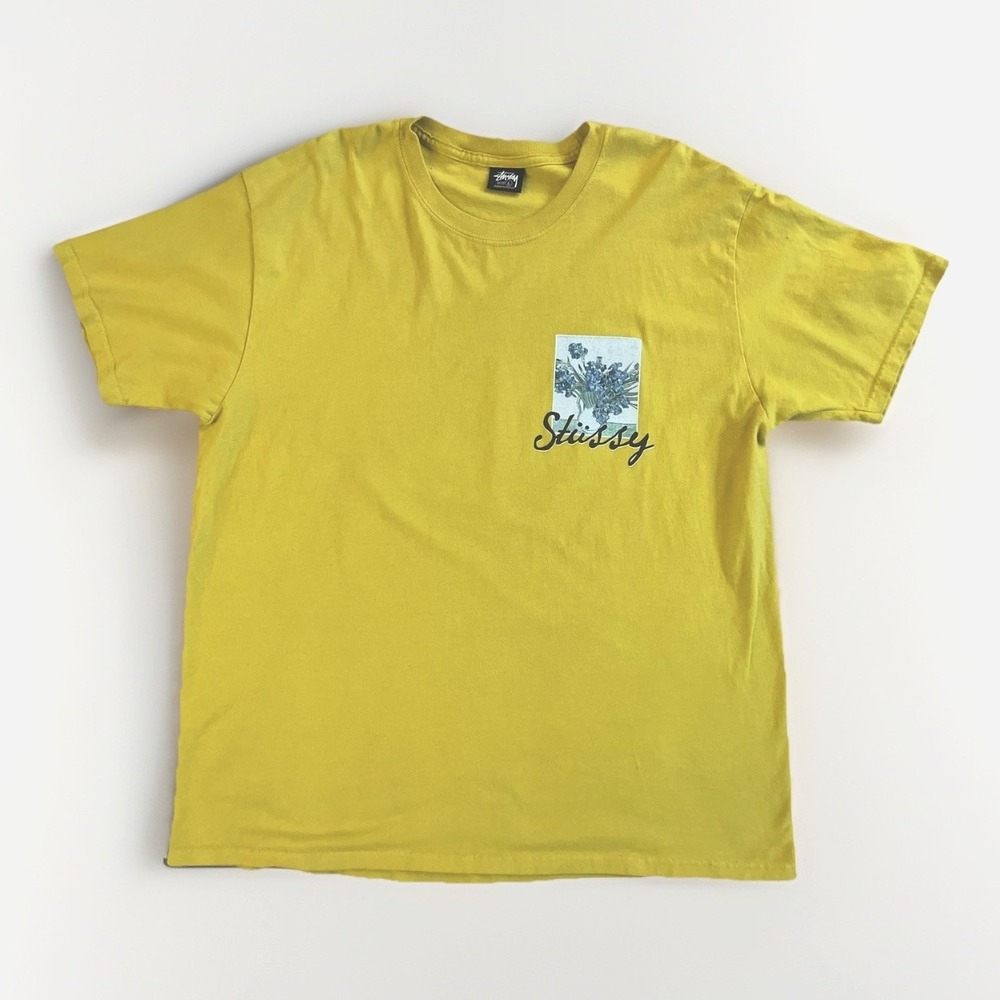 Stussy Yellow Graphic Short Sleeve Tee